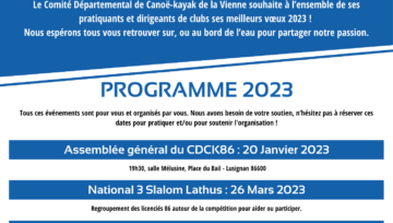 Évènement Canoë-Kayak 2023