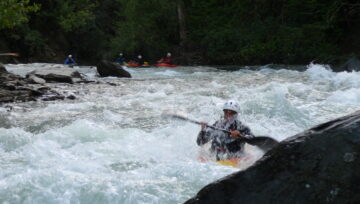 camp d'été Canoë-Kayak EAU VIVE Pallaresa ESPAGNE